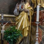 Herz-Jesu Statue beim rechten Seitenaltar (© Herr Mag. Bernhard Wagner).